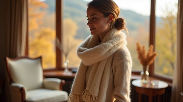 Laine, mohair ou cachemire : quelle écharpe femme pour les premiers froids ?